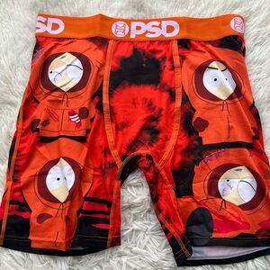 PSD Bold Orange South Park Character Boxer Briefs